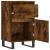 Servante, 2 buc., stejar fumuriu, 40x35x70 cm, lemn prelucrat GartenMobel Dekor