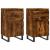 Servante, 2 buc., stejar fumuriu, 40x35x70 cm, lemn prelucrat GartenMobel Dekor