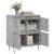 Servantă, gri beton, 60x35x70 cm, lemn prelucrat GartenMobel Dekor