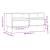 Comodă TV, gri beton, 100x34,5x44,5 cm, lemn prelucrat GartenMobel Dekor