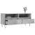 Comodă TV, gri beton, 100x34,5x44,5 cm, lemn prelucrat GartenMobel Dekor
