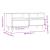Comodă TV, gri beton, 100x34,5x44,5 cm, lemn prelucrat GartenMobel Dekor