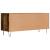 Comodă TV, stejar fumuriu, 100x34,5x44,5 cm, lemn prelucrat GartenMobel Dekor