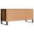 Comodă TV, stejar fumuriu, 100x34,5x44,5 cm, lemn prelucrat GartenMobel Dekor