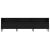 Comodă TV, negru, 150x30x44,5 cm, lemn prelucrat GartenMobel Dekor