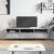 Comodă TV, gri beton, 150x30x44,5 cm, lemn prelucrat GartenMobel Dekor