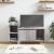 Comodă TV, gri sonoma, 100x35x55 cm, lemn prelucrat GartenMobel Dekor