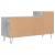 Comodă TV, gri beton, 100x35x55 cm, lemn prelucrat GartenMobel Dekor