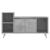 Comodă TV, gri beton, 100x35x55 cm, lemn prelucrat GartenMobel Dekor