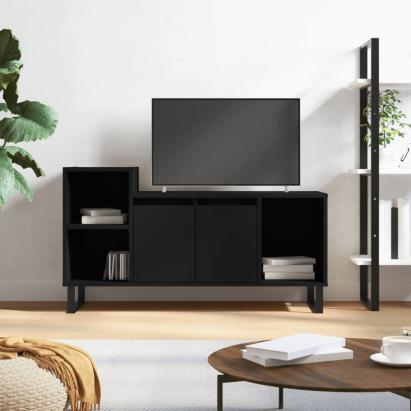 Comodă TV, negru, 100x35x55 cm, lemn prelucrat GartenMobel Dekor