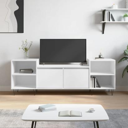 Comodă TV, alb, 160x35x55 cm, lemn prelucrat GartenMobel Dekor
