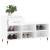 Pantofar, alb extralucios, 102x36x60 cm, lemn compozit GartenMobel Dekor