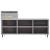 Pantofar, gri sonoma, 102x36x60 cm, lemn prelucrat GartenMobel Dekor