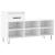 Pantofar, alb, 102x36x60 cm, lemn compozit GartenMobel Dekor