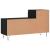 Pantofar, negru, 102x36x60 cm, lemn compozit GartenMobel Dekor