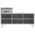 Pantofar, gri beton, 102x36x60 cm, lemn prelucrat GartenMobel Dekor