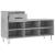 Pantofar, gri beton, 102x36x60 cm, lemn prelucrat GartenMobel Dekor