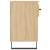 Pantofar, stejar sonoma, 102x36x60 cm, lemn prelucrat GartenMobel Dekor