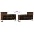Pantofar, stejar maro, 102x36x60 cm, lemn prelucrat GartenMobel Dekor