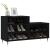 Pantofar, negru, 102x36x60 cm, lemn compozit GartenMobel Dekor