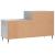 Pantofar, gri beton, 102x36x60 cm, lemn prelucrat GartenMobel Dekor