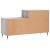 Pantofar, gri sonoma, 102x36x60 cm, lemn prelucrat GartenMobel Dekor