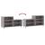 Pantofar, gri sonoma, 102x36x60 cm, lemn prelucrat GartenMobel Dekor