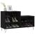 Pantofar, negru, 102x36x60 cm, lemn compozit GartenMobel Dekor