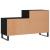 Pantofar, negru, 102x36x60 cm, lemn compozit GartenMobel Dekor