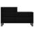 Pantofar, negru, 102x36x60 cm, lemn compozit GartenMobel Dekor