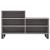 Pantofar, gri sonoma, 102x36x60 cm, lemn prelucrat GartenMobel Dekor