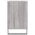 Pantofar, gri sonoma, 102x36x60 cm, lemn prelucrat GartenMobel Dekor