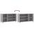 Pantofar, gri sonoma, 102x36x60 cm, lemn prelucrat GartenMobel Dekor