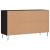 Pantofar, negru, 102x36x60 cm, lemn compozit GartenMobel Dekor