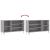 Pantofar, gri sonoma, 102x36x60 cm, lemn prelucrat GartenMobel Dekor