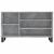 Pantofar, gri beton, 102x36x60 cm, lemn prelucrat GartenMobel Dekor