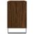Pantofar, stejar maro, 102x36x60 cm, lemn prelucrat GartenMobel Dekor