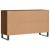 Pantofar, stejar maro, 102x36x60 cm, lemn prelucrat GartenMobel Dekor