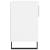 Pantofar, alb extralucios, 70x36x60 cm, lemn prelucrat GartenMobel Dekor