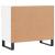 Pantofar, alb extralucios, 70x36x60 cm, lemn prelucrat GartenMobel Dekor