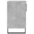 Pantofar, gri beton, 70x36x60 cm, lemn prelucrat GartenMobel Dekor