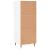 Pantofar, alb extralucios, 40x36x105 cm, lemn compozit GartenMobel Dekor