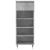 Pantofar, gri beton, 40x36x105 cm, lemn prelucrat GartenMobel Dekor
