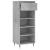 Pantofar, gri beton, 40x36x105 cm, lemn prelucrat GartenMobel Dekor