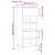 Pantofar, gri beton, 40x36x105 cm, lemn prelucrat GartenMobel Dekor