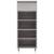 Pantofar, gri sonoma, 40x36x105 cm, lemn prelucrat GartenMobel Dekor