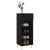 Pantofar, negru, 40x36x105 cm, lemn compozit GartenMobel Dekor