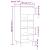 Pantofar, alb extralucios, 40x36x105 cm, lemn compozit GartenMobel Dekor
