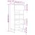 Pantofar, gri beton, 40x36x105 cm, lemn prelucrat GartenMobel Dekor