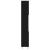 Dulap de baie, negru, 30x30x190 cm, lemn prelucrat GartenMobel Dekor